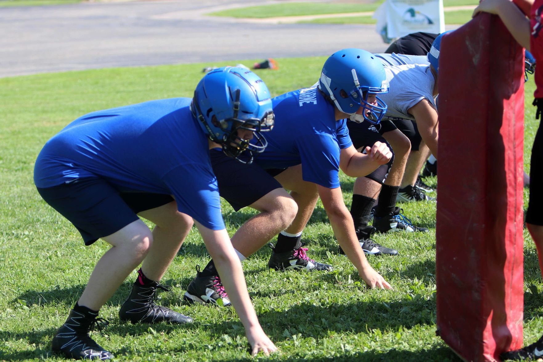 New Lisbon Football Practice